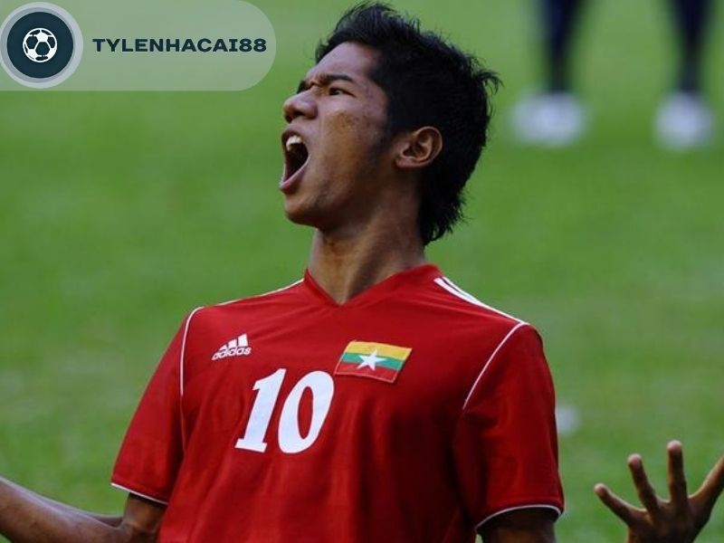 Cầu thủ trẻ nổi bật của U23 Myanmar Aung Thu